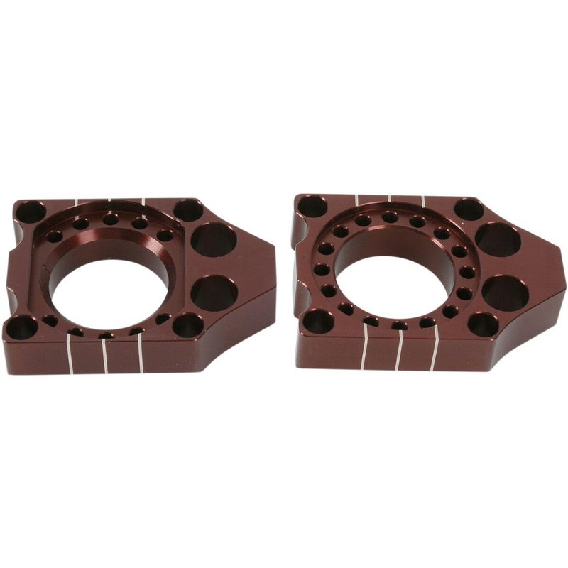 KAB03 - Pro Circuit Axle Blocks For Kawasaki KX125 2003-2007 Brown - Brown