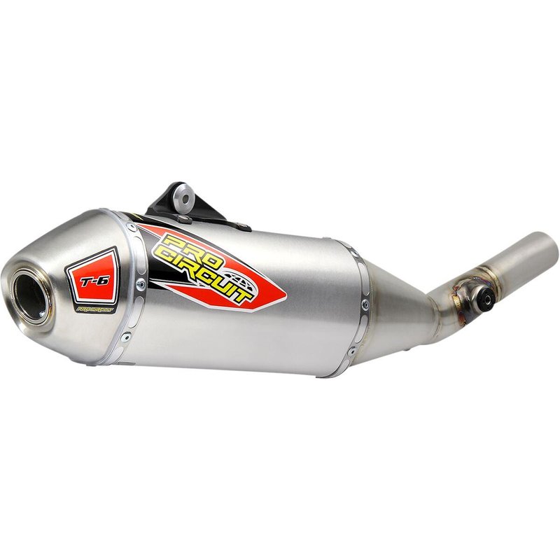 0122125A - Pro Circuit T-6 Silencer For Kawasaki KX250 2021-2024 - Stainless Steel