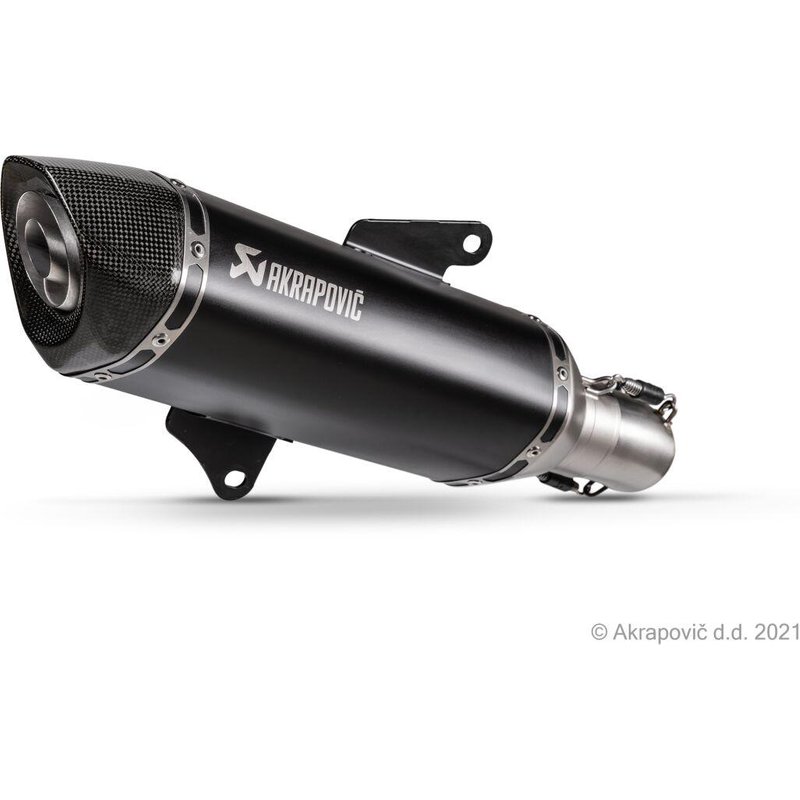 S-H3SO8-HRSSBL - S-H3SO8-HRSSBL - Akrapovic Line Scooter Silencer - Honda NSS 350 ABS 2021-2023