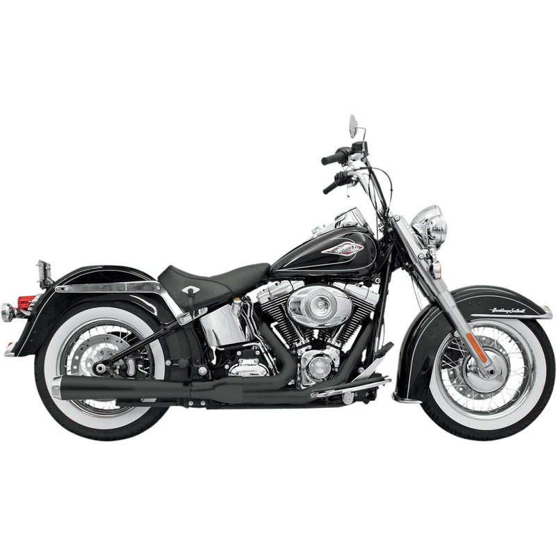 12121J - Bassani Road Rage 2 Into 1 Exhaust System - Harley Davidson FLSTFI 1550 2005