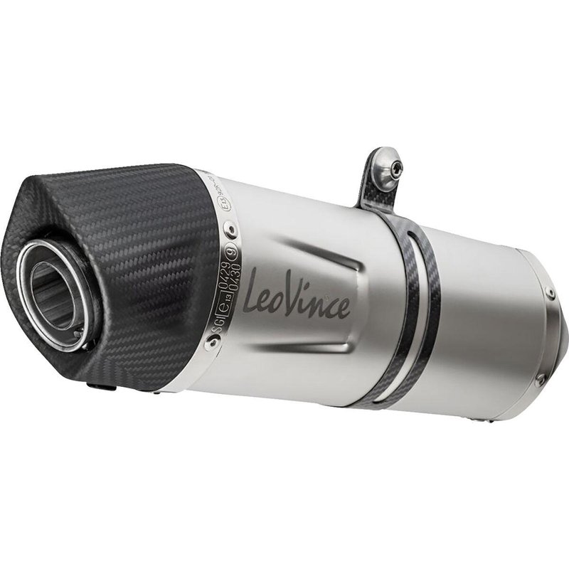 14383E - LeoVince LV One Evo Stainless Steel Silencer For BMW F 700 GS ABS Left