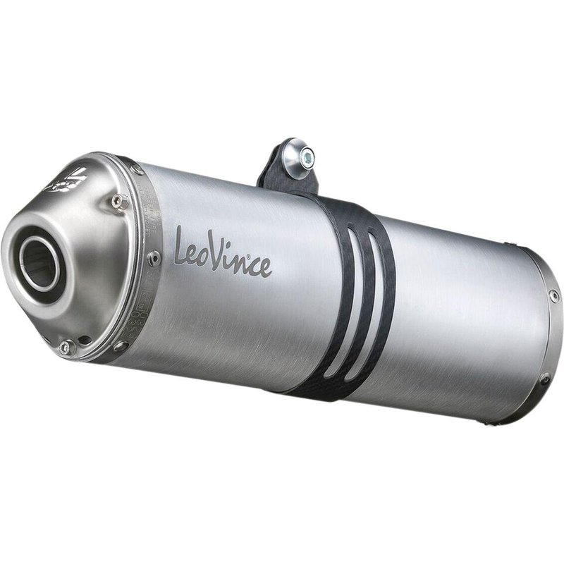 3836 - LeoVince LV-X Silencer For Suzuki DRZ400 2000-2005 - Brushed