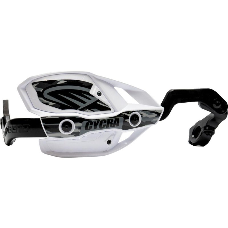 1CYC-7410-42X - Cycra 1-1/8" Ultra Probend CRM Hand Guards - Black/White