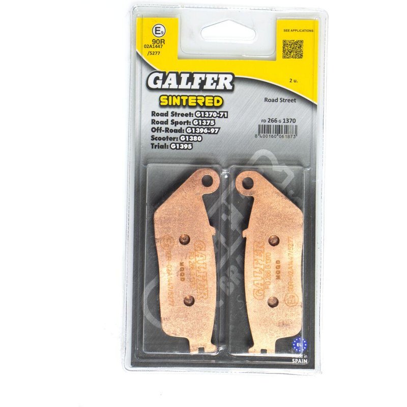 FD266G1370 - Galfer HH Sintered Brake Pads For Honda ADV 350 ABS 2022-2025 - Front