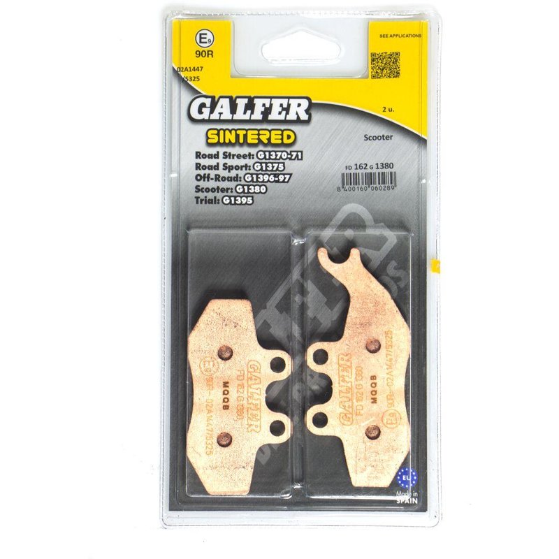 FD162G1380 - Galfer HH Sintered Scooter Brake Pads For Beta ALP 125 2006-2014 - Front