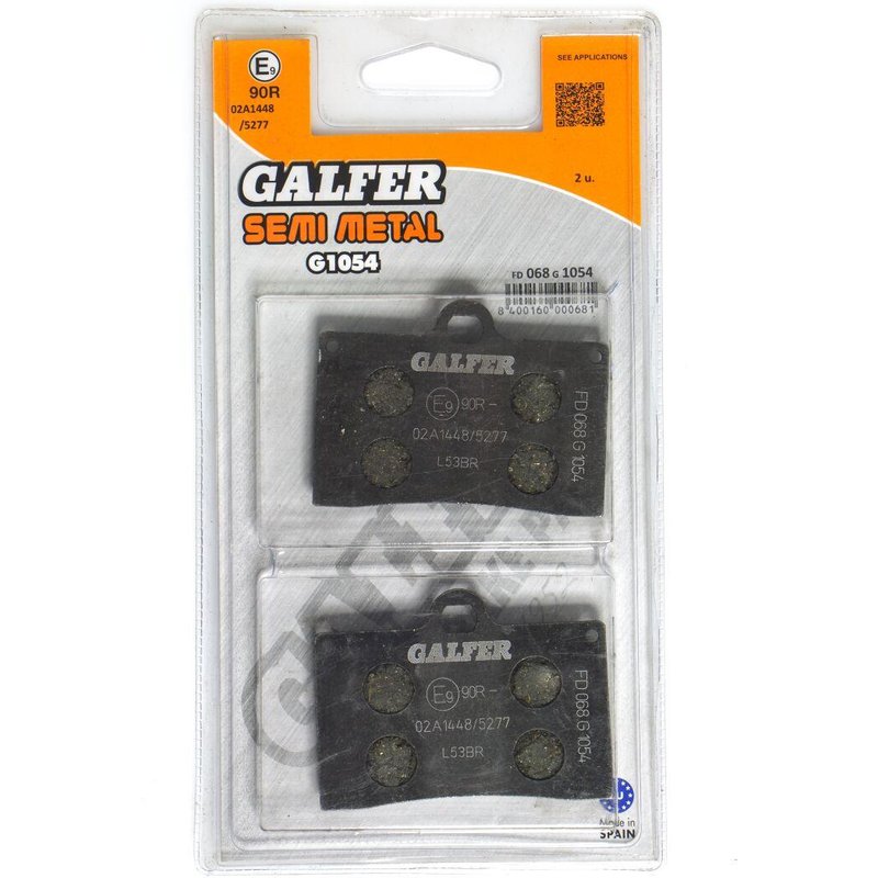 FD068G1054 - Galfer Semi Metallic Brake Pads For Sherco 4.5 450I 2007 - Front