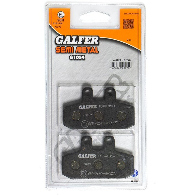 FD074G1054 - Galfer Semi Metallic Brake Pads For Aprilia Atlantic 500 2002-2010 - Front