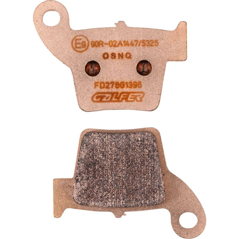 FD278G1396 - Galfer MX Pro Sintered Off Road Brake Pads For Fantic 125 E 2016-2017 - Rear