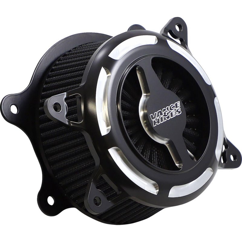40389 - Vance & Hines VO2 Blade Air Intake For Harley Davidson XL1200C 1996-2019 - Black/Contrast