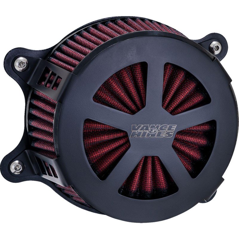 41466 - Vance & Hines VO2 Radiant V Air Intake For Harley Davidson FLSTSB 1584 2008-2011 - Black/Ceramic