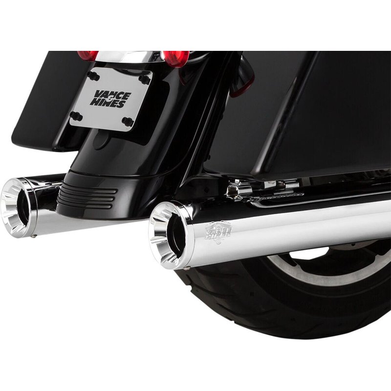 16714 - Vance & Hines Eliminator 400 Silencers For Harley Davidson FLH 1868 ABS 2021