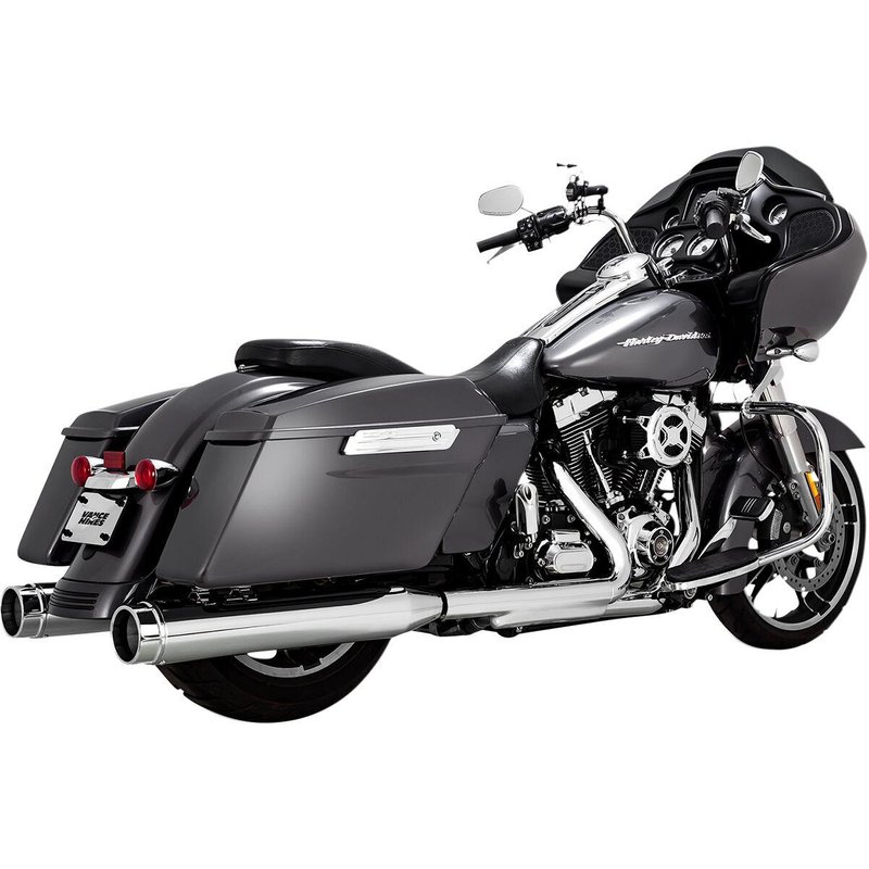 16673 - Vance & Hines Torquer 450 Silencers For Harley Davidson FLHR 1340 1995-1998
