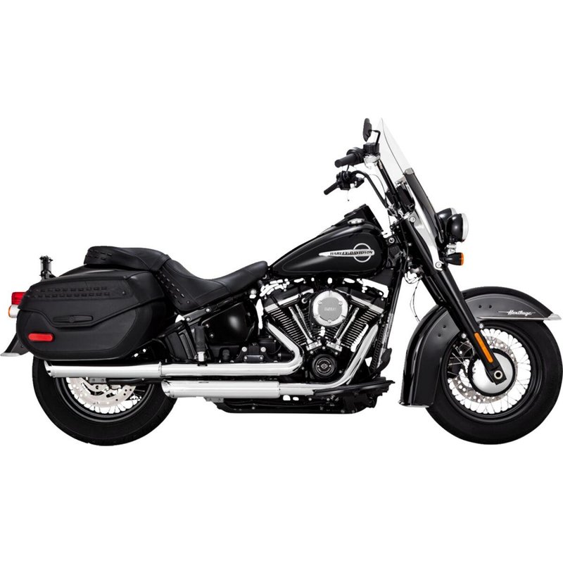 16379 - 16379 - Vance & Hines 3" Twin Slash Silencers - Harley Davidson FLHCS 1868 2018-2024