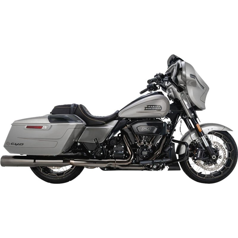 16468 - Vance & Hines Hi-Output Silencers For Harley Davidson FLH 1868 ABS 2021 - Dark Chrome