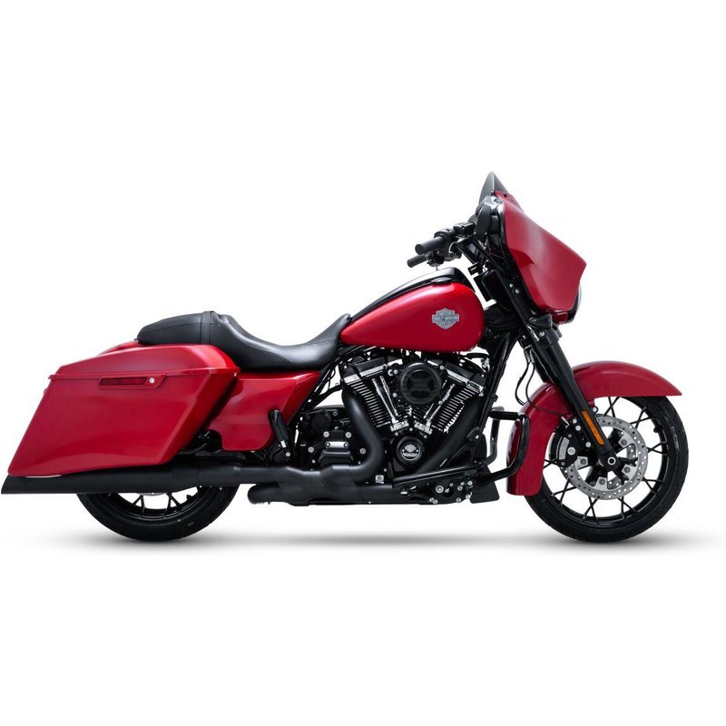 46371 - Vance & Hines Power Duals Header System For Harley Davidson FLH 1868 ABS 2021 - Black