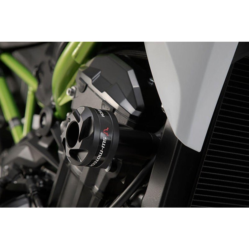 STP.08.868.10000/B - SW Motech Frame Sliders - Kawasaki Z 900 RS 2018-2024 - Black/Silver