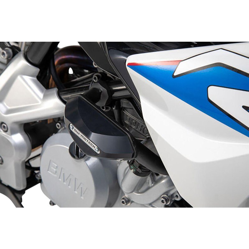 STP.07.649.10000/B - SW Motech Frame Sliders - BMW G 310 R 2016-2024 - Black/Silver