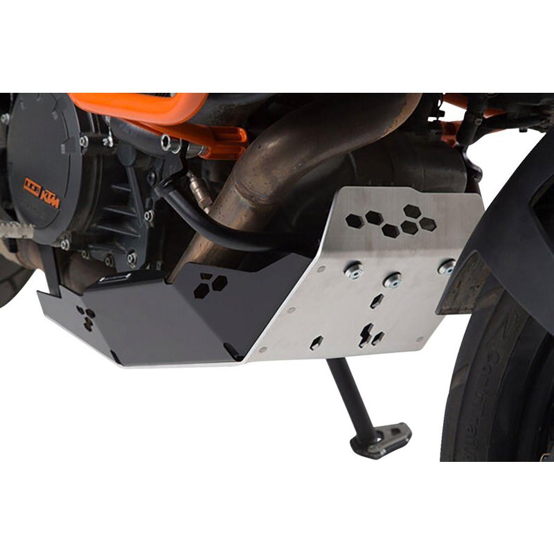 MSS.04.657.10001 - SW Motech Engine Guard For KTM Adventure 1050 ABS 2015-2016 Lower - Black/Brushed/Silver