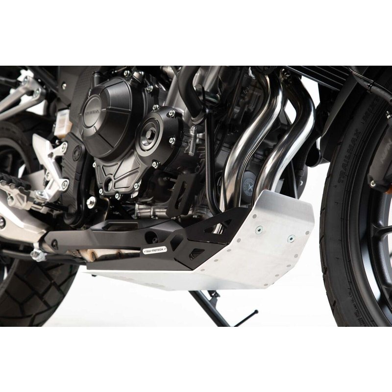 MSS.01.919.10000 - SW Motech Engine Guard For Honda CB500 X 2018-2024 Lower - Black/Silver/Silver/Black