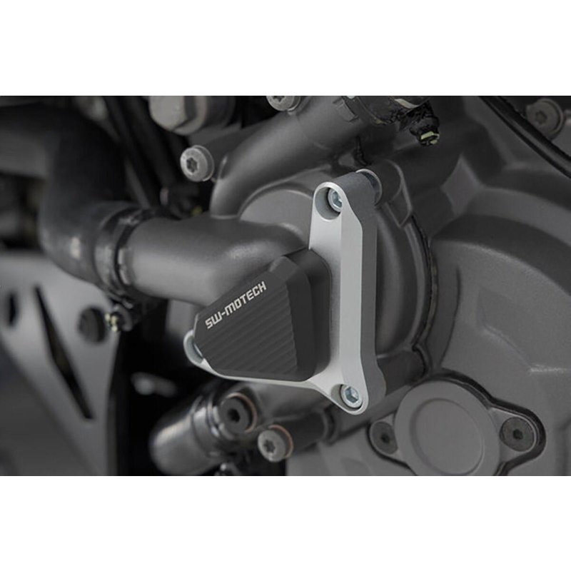 SCT.22.114.10002 - SW Motech Water Pump Protection - Ducati MultiStrada V2 950S 2019-2021 - Black/Silver