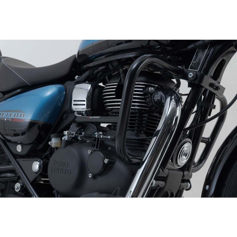 SBL.41.983.10000/B - SW Motech Crash Bars For Royal Enfield Meteor 350 ABS 2021-2022 - Black