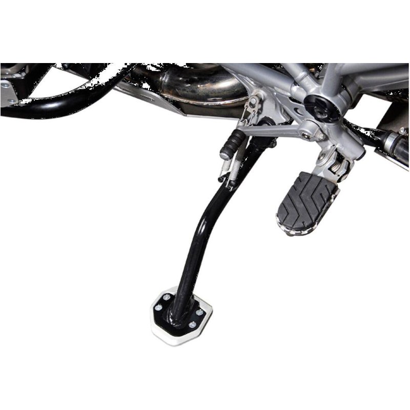 STS.07.102.10000/S - SW Motech Side Stand Foot Extension - BMW R 1200 GS 2004-2013 - Anodised/Black/Silver