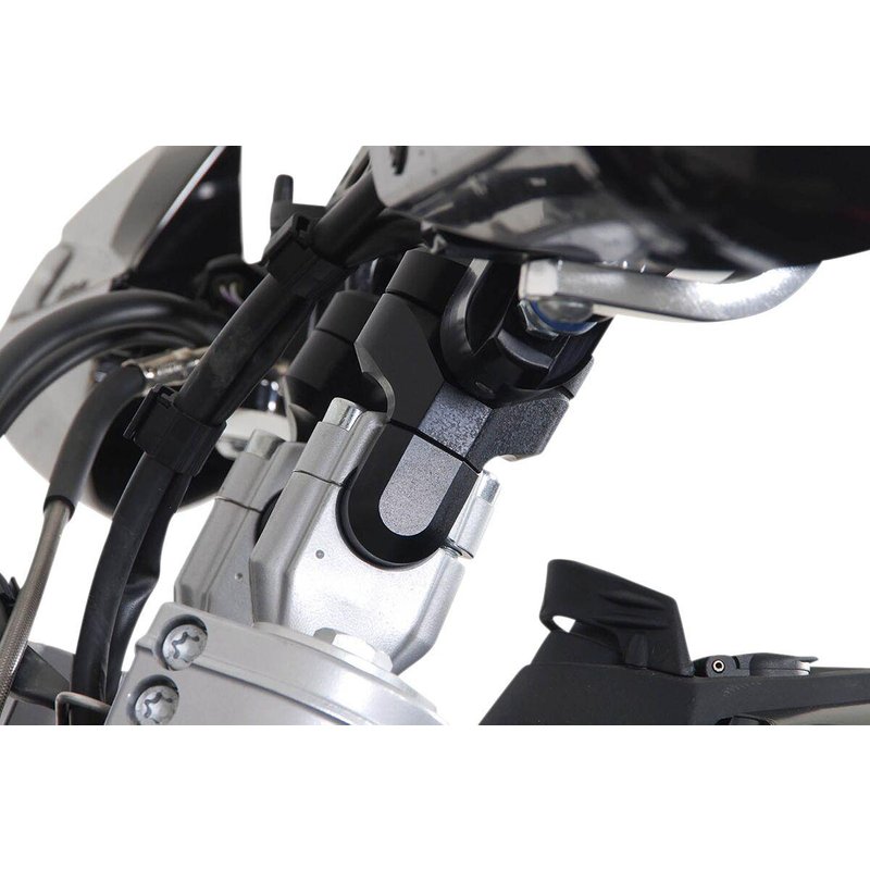 LEH.00.039.171/B - SW Motech Variable Bar Back Handlebar Riser Kit Handlebar Riser Kit For BMW G 650 X-Challenge 2007-2009 - Black