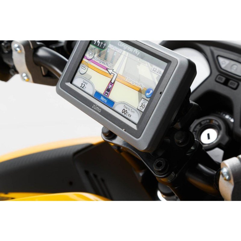 GPS.00.646.10200/B - SW Motech Handlebar GPS Mount For Honda CB 650 F 2014-2018 - Black