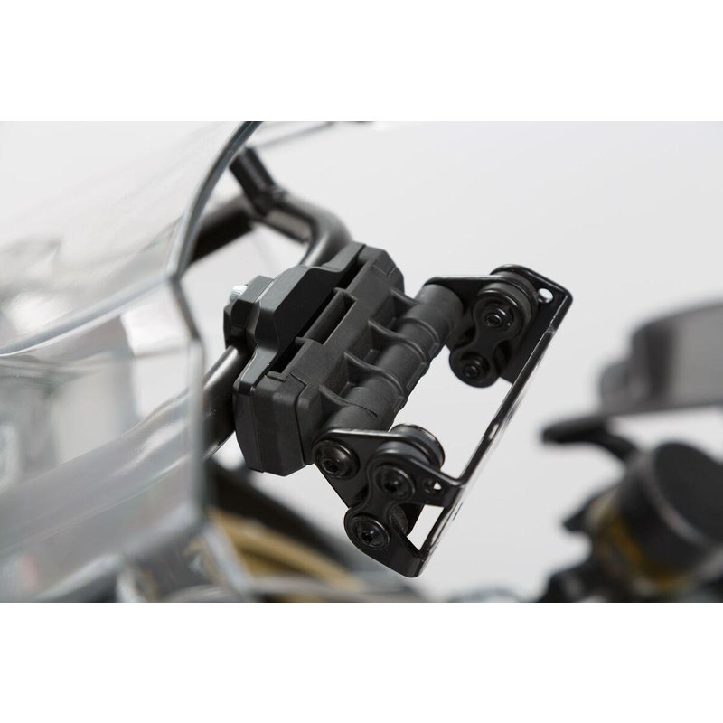 GPS.00.646.10601/B - SW Motech Crossbar GPS Mount - Royal Enfield Interceptor 650 2019-2021 - Black