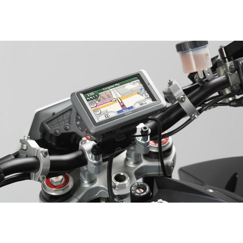 GPS.07.646.10600/B - SW Motech Handlebar GPS Mount For KTM Adventure 390 ABS 2020-2024 - Black