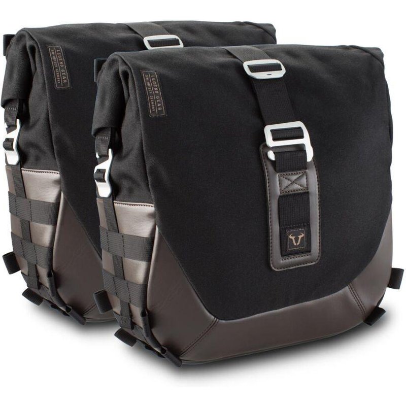 BC.HTA.06.599.20000 - SW Motech Legend Side Pannier Bag System LC For Yamaha XSR 900 2016-2021 Rear - Black/Brown