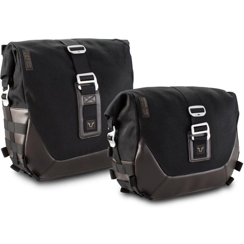 BC.HTA.01.843.20000 - SW Motech Legend Gear LC1 & LC 2 Side Pannier Bag System Brown Edition For Honda CMX 1100 ABS 2021-2025 - Black/Brown