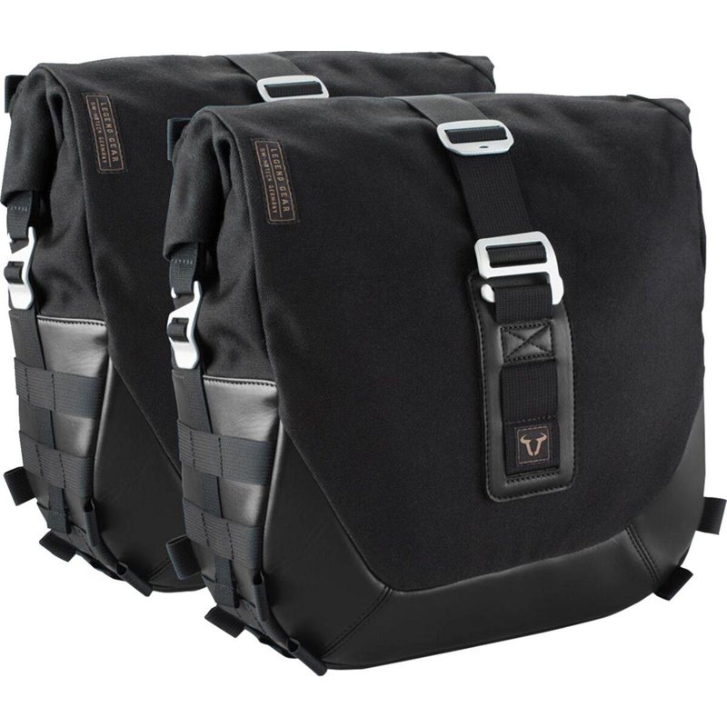 BC.HTA.41.983.20100 - SW Motech Legend Gear Side Pannier Bag For Royal Enfield Meteor 350 2021-2024 - Black