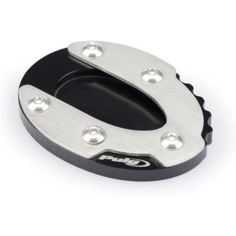 20198N - Puig Kickstand Extension Pad For Kawasaki Ninja 1000 SX 2020-2024 - Black