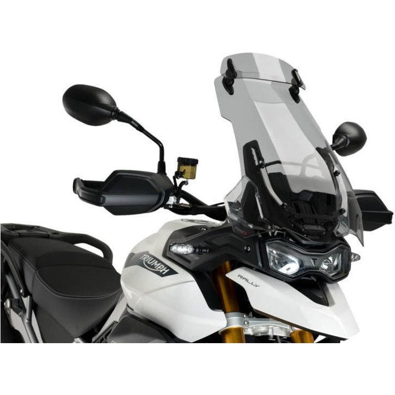 20376H - Puig Touring Screen With Extender For Triumph Tiger 900 2020-2023 - Light Smoke