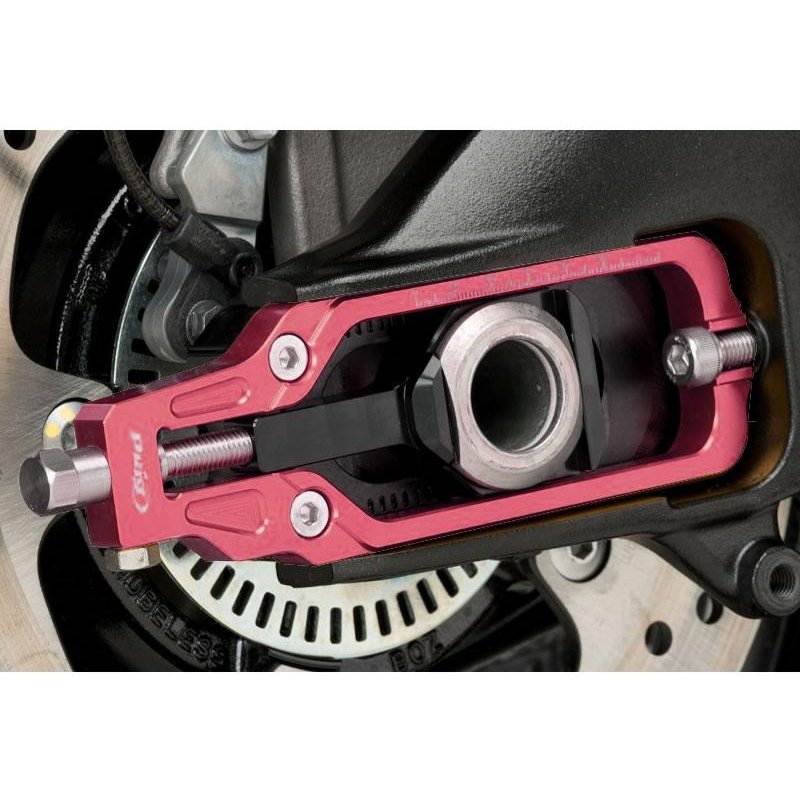 20696R - Puig Chain Tensioner For Yamaha MT-09 2013-2020 - Red