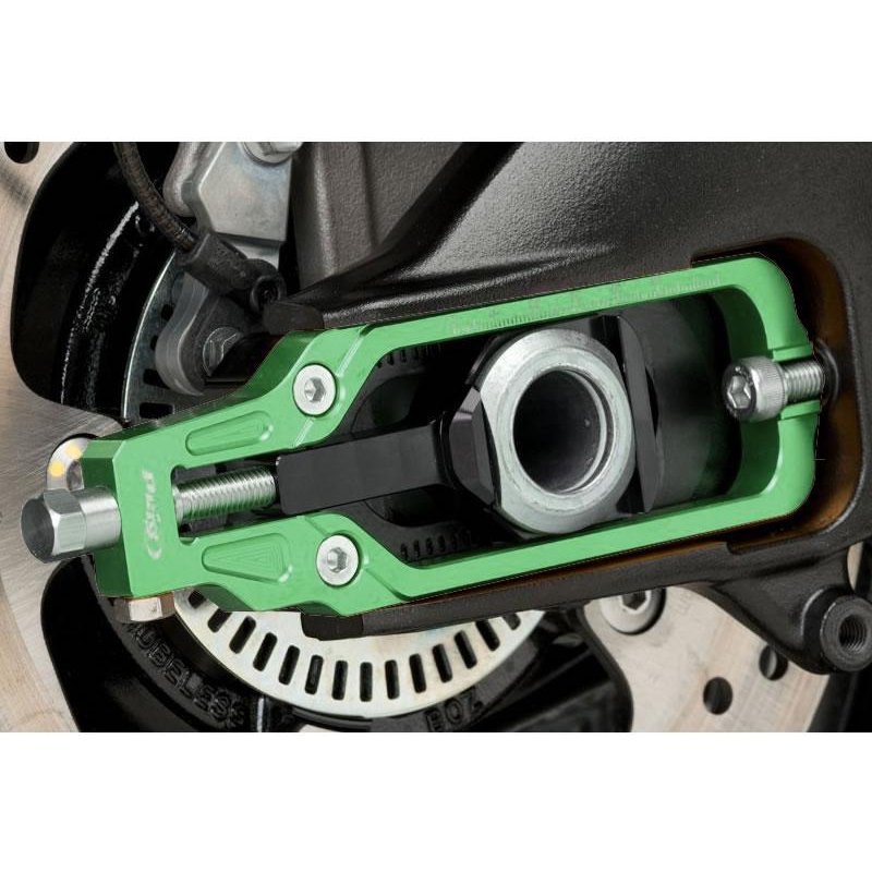 20696V - Puig Chain Tensioner For Yamaha MT-09 2013-2020 - Green