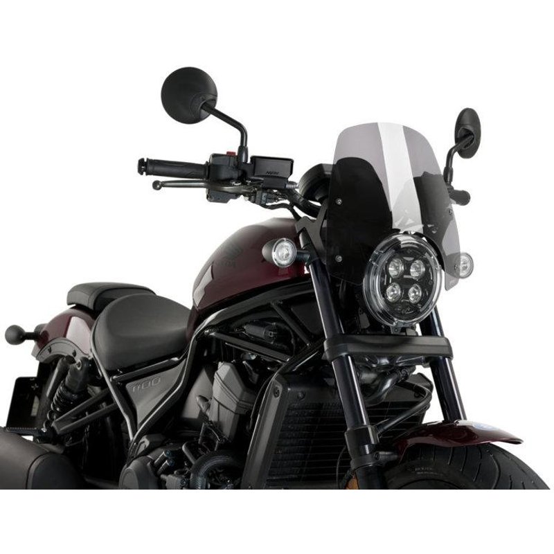 20819H - Puig New Generation Sport Screen For Honda CMX1100 Rebel 2021-2025 - Light Smoke