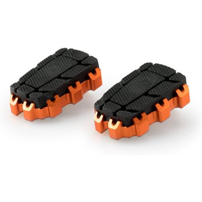 20851T - Puig Enduro 2 Footpegs For KTM 1050 Adventure 2015-2016 - Orange