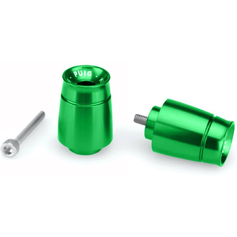21008V - Puig Sport Bar Ends For Kawasaki ER6-F 2009-2016 - Green