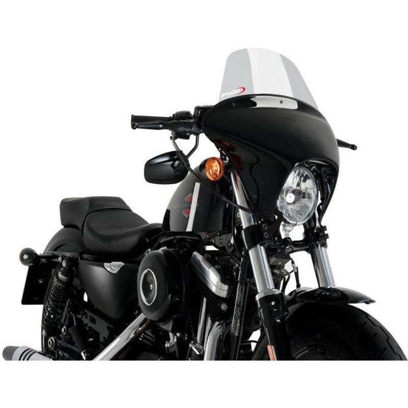 21056H - Puig Batwing Touring Screen For Harley Davidson Sportster Forty Eight XL1200X 2015-2020 - Light Smoke