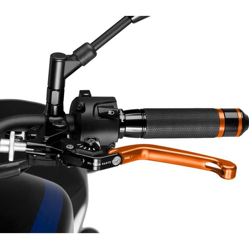 210TN - Puig Folding V3 Clutch Lever For Ducati 1098 2007-2008 - Orange With Black Selector