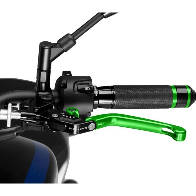 210VV - Puig Folding V3 Clutch Lever For Ducati 1098 2007-2008 - Green With Green Selector