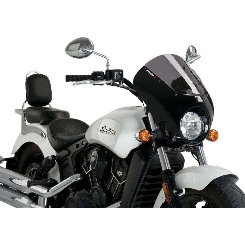 21106F - Puig Dark Night Screen For Indian Scout 2015-2025 - Dark Smoke