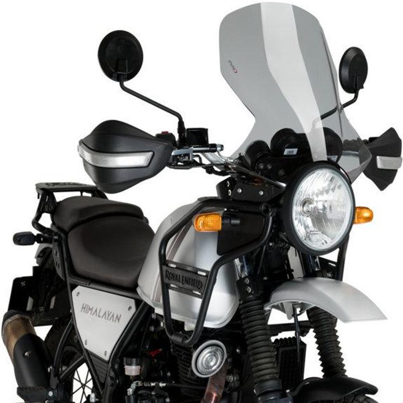 21122H - Puig Touring Screen For Royal Enfield Himalayan 410 2021-2023 - Light Smoke