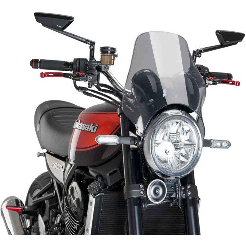 21347H - Puig Naked Screen For Kawasaki Z900 RS 2018-2025 - Light Smoke