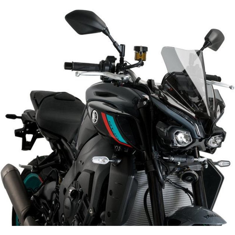 21361H - Puig New Generation Sport Screen For Yamaha MT-10 2022-2025 - Light Smoke