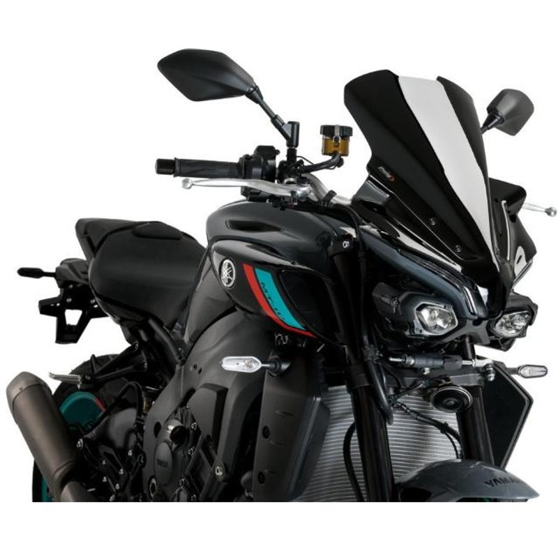 21362N - Puig New Generation Touring Screen For Yamaha MT-10 2022-2025 - Black