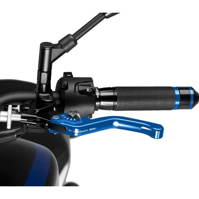 230AP - Puig Short V3 Clutch Lever For Ducati 1098 2007-2008 - Blue With Silver Selector