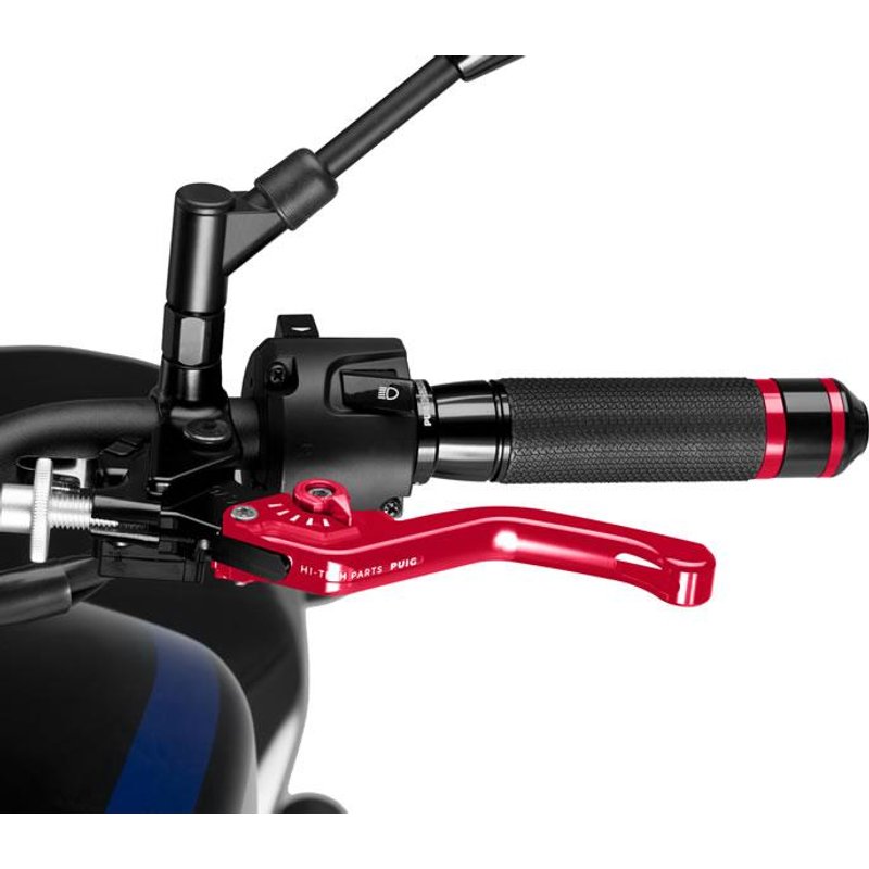 230RR - Puig Short V3 Clutch Lever For Ducati 1098 2007-2008 - Red With Red Selector